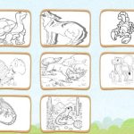 Desert Animals Coloring Book