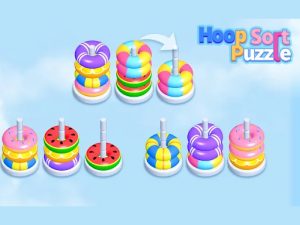 Hoop Stack Sort Puzzle 3D Game