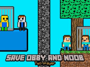 Save Obby and Noob Two players