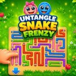 Untangle Snake Frenzy